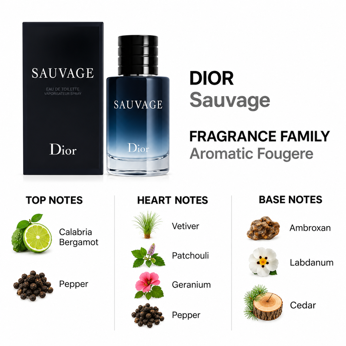 Dior Sauvage Eau de Toilette – Fresh, Spicy & Woody Men's Fragrance