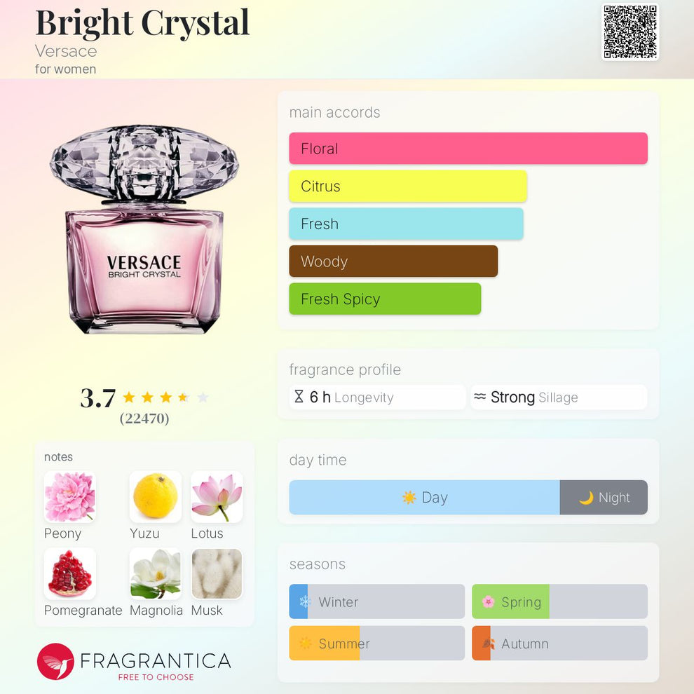 Versace Bright Crystal Eau de Toilette - 90ml for Women