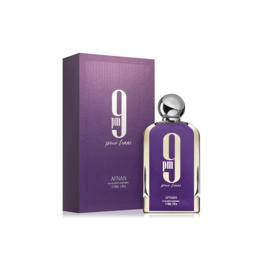 Afnan 9 PM Pour Femme Eau de Parfum - Luxury Women's Fragrance - 100ml