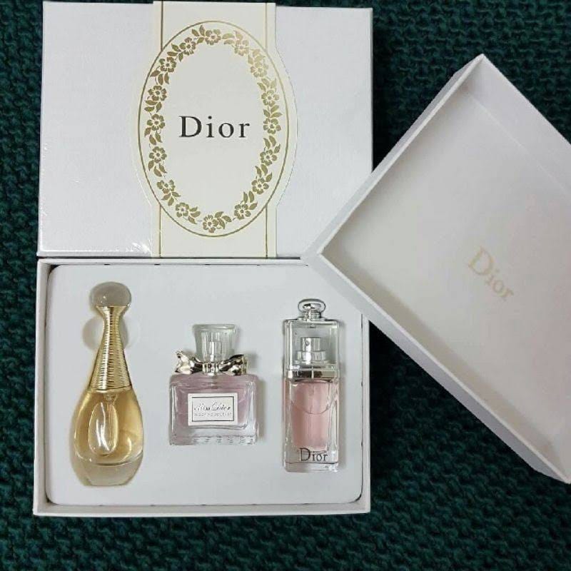 Dior Women's Perfume Gift Set – J'adore, Miss Dior & Dior Floral Fragrances in Luxury Gift Box