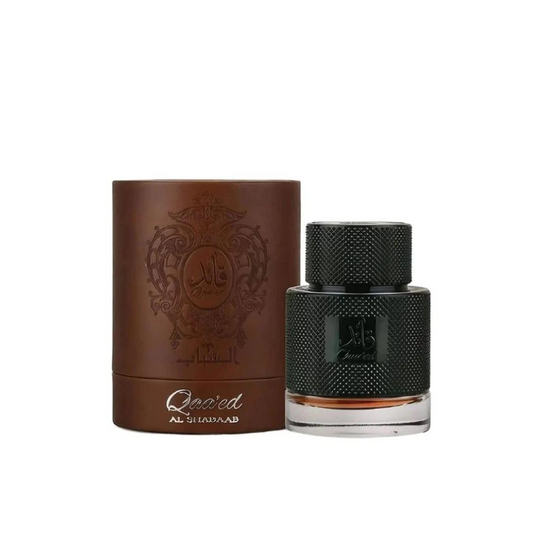 Lattafa Qaa'ed Al Shabaab Eau de Parfum - Luxury Leather & Oud Fragrance - 100ml