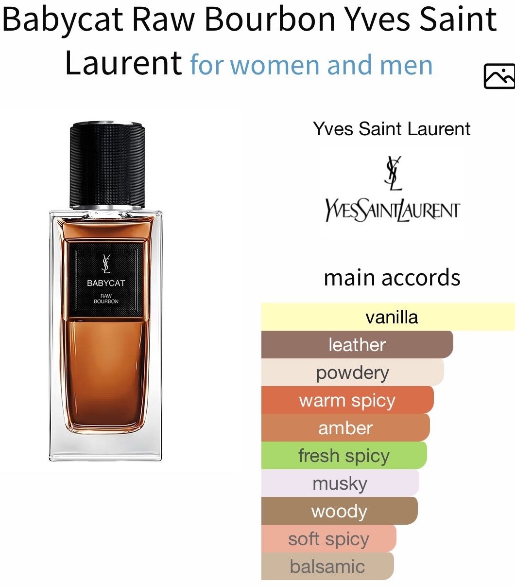 YSL | Yves Saint Laurent Babycat Raw Bourbon Eau de Parfum - 125ml - Unisex Fragrance