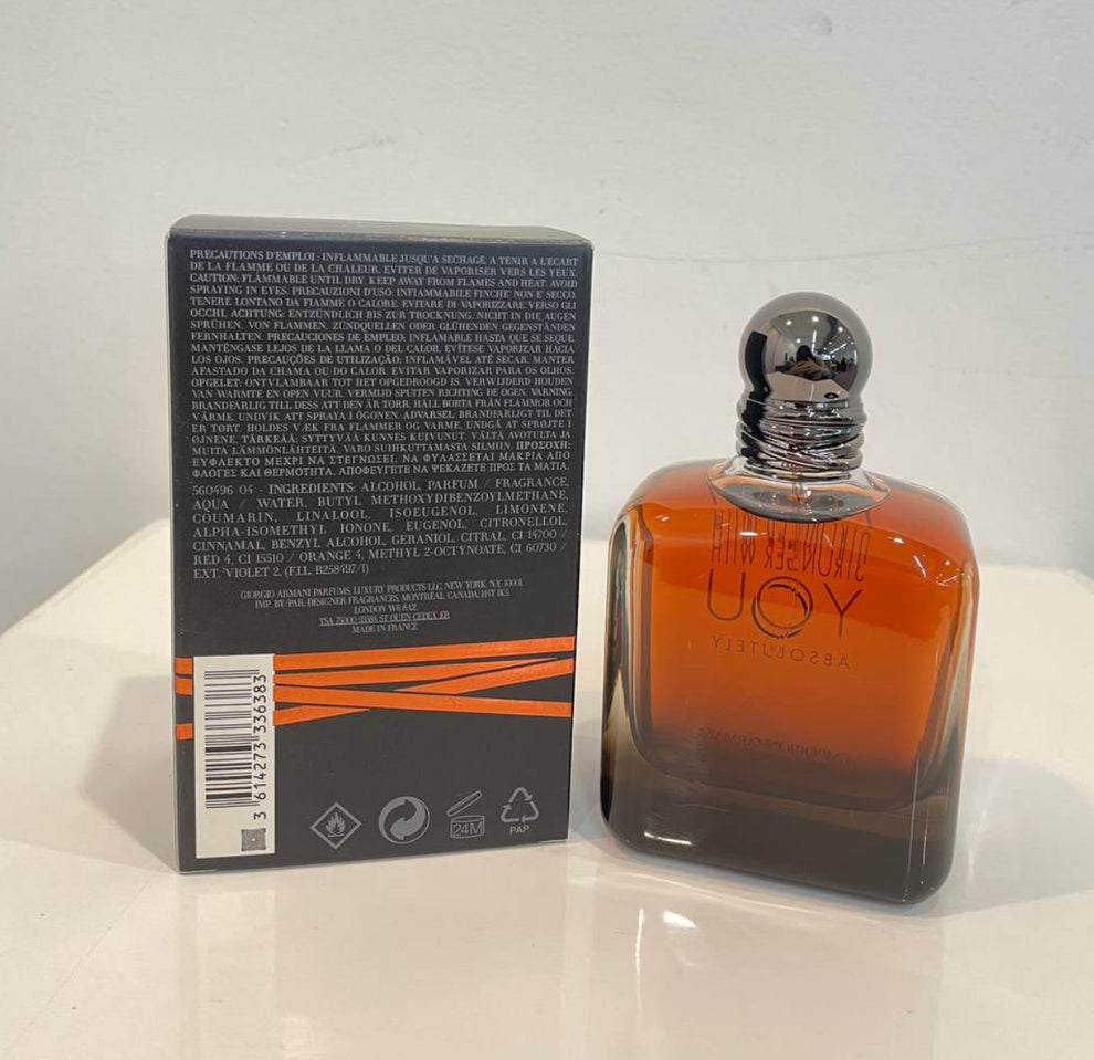 Emporio Armani Stronger With You Absolutely Parfum - 100ml for Men