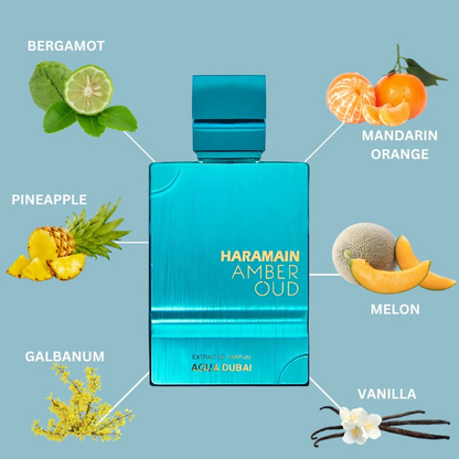 Al Haramain Amber Oud Aqua Dubai - Luxury Extrait de Parfum - 100ml