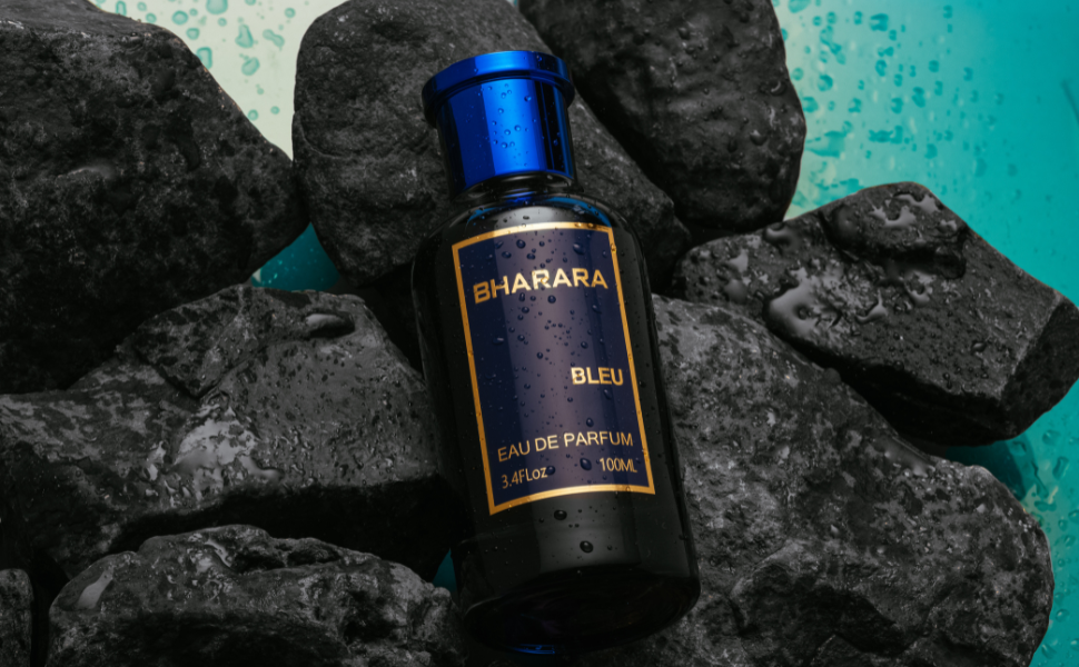 Bharara Bleu Eau de Parfum - Long-Lasting Fresh Men's Fragrance - 100ml