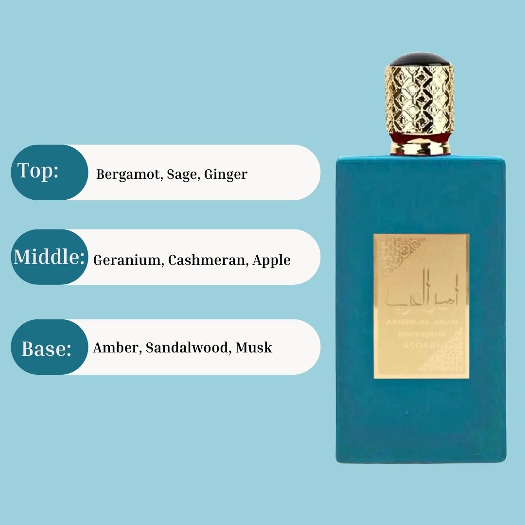 Asdaaf Ameer Al Arab Imperium - Eau de Parfum for Men - 100ml