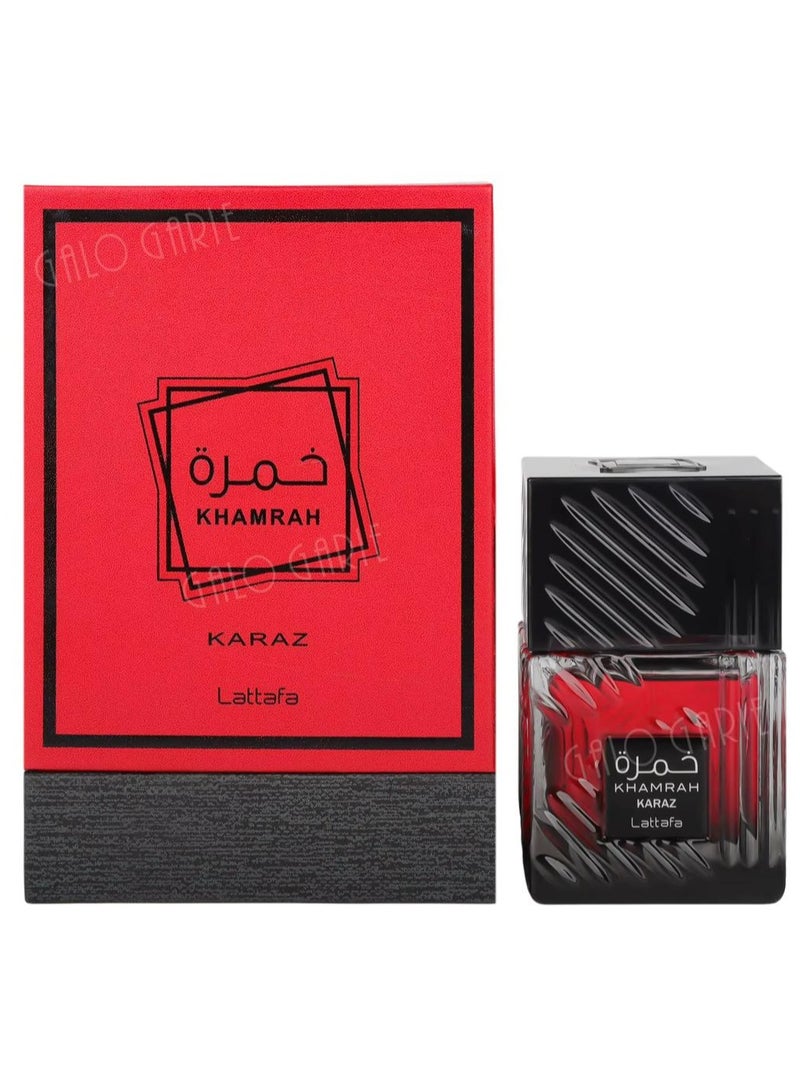 Lattafa Khamrah Karaz Eau de Parfum - Luxury Unisex Fragrance - 100ml