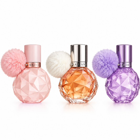 Ariana Grande 3-Piece Perfume Gift Set – Ari, Moonlight & Sweet Like Candy Eau de Parfum, 30ml Each