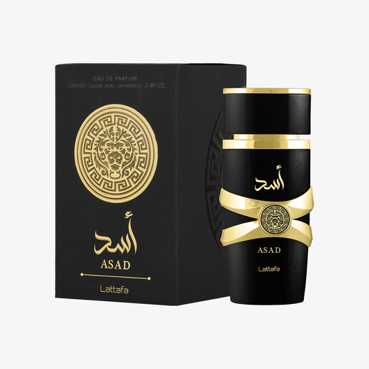 Lattafa Asad - Eau de Parfum Black & Gold Edition for Men - 100ml