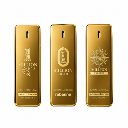 Paco Rabanne One Million Gift Set 3x30ml – Royal, Gold & Parfum EDP