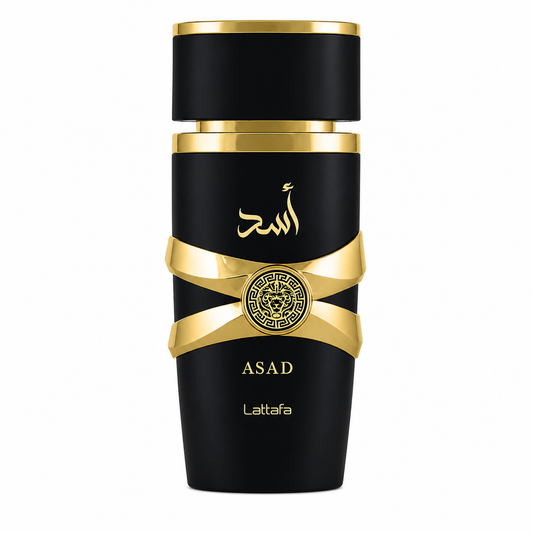 Lattafa Asad - Eau de Parfum Black & Gold Edition for Men - 100ml