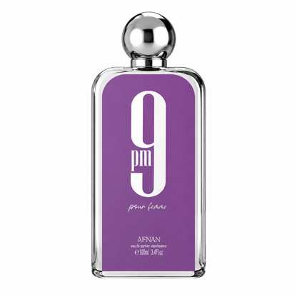Afnan 9 PM Pour Femme Eau de Parfum - Luxury Women's Fragrance - 100ml