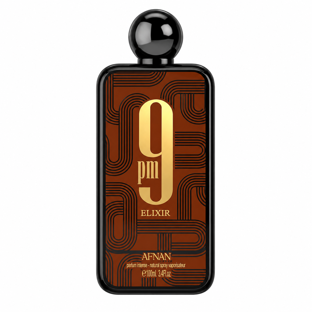 Afnan 9 PM Elixir Parfum Intense - Luxury Unisex Fragrance - 100ml