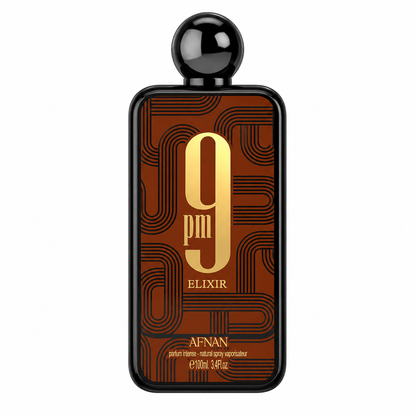 Afnan 9 PM Elixir Parfum Intense - Luxury Unisex Fragrance - 100ml
