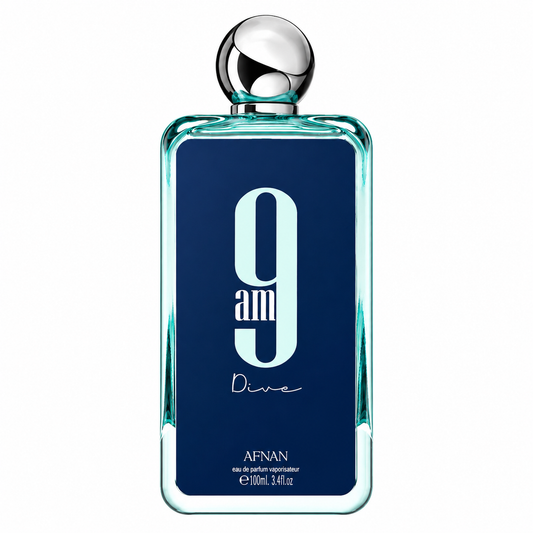 Afnan 9 AM Dive Eau de Parfum - Fresh Aquatic Fragrance - 100ml