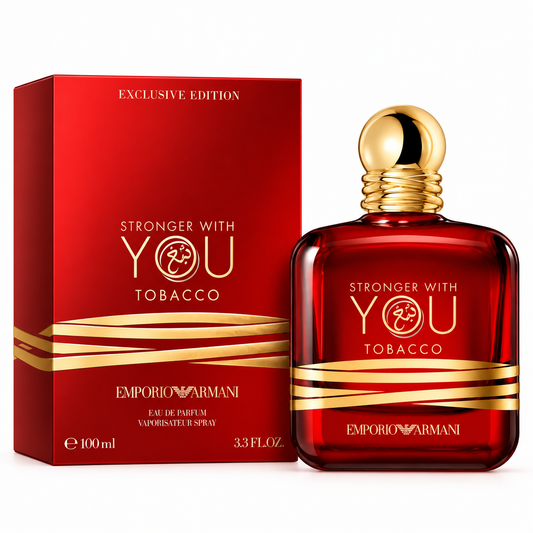 Emporio Armani Stronger With You Tobacco Eau de Parfum 100ml – Men's Fragrance