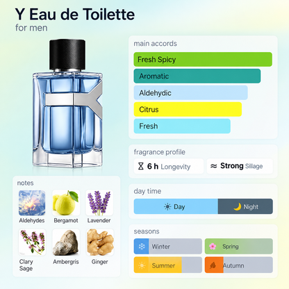 YSL Y Eau de Toilette for Men 100ml