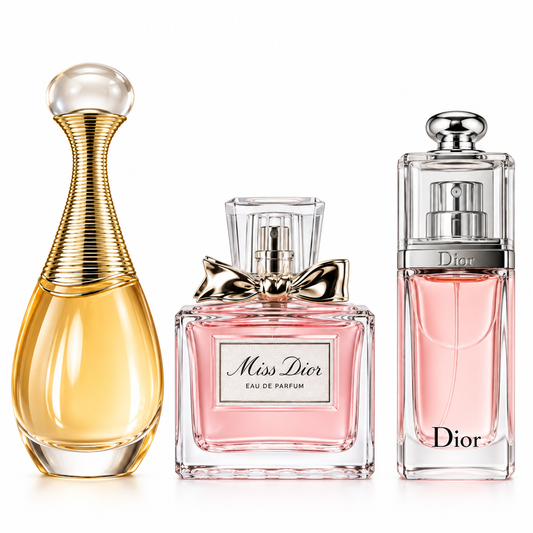 Dior Women's Perfume Gift Set – J'adore, Miss Dior & Dior Floral Fragrances in Luxury Gift Box
