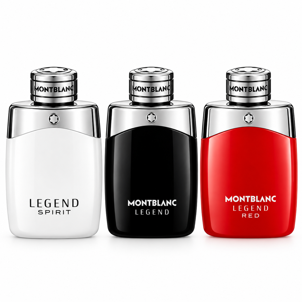 Montblanc Legend 3-Piece Men's Perfume Gift Set – Legend Spirit, Legend & Legend Red, 30ml Each
