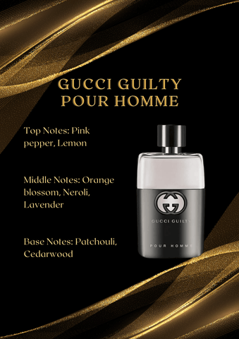 Gucci Guilty Pour Homme EDT - 90ml Natural Spray for Men