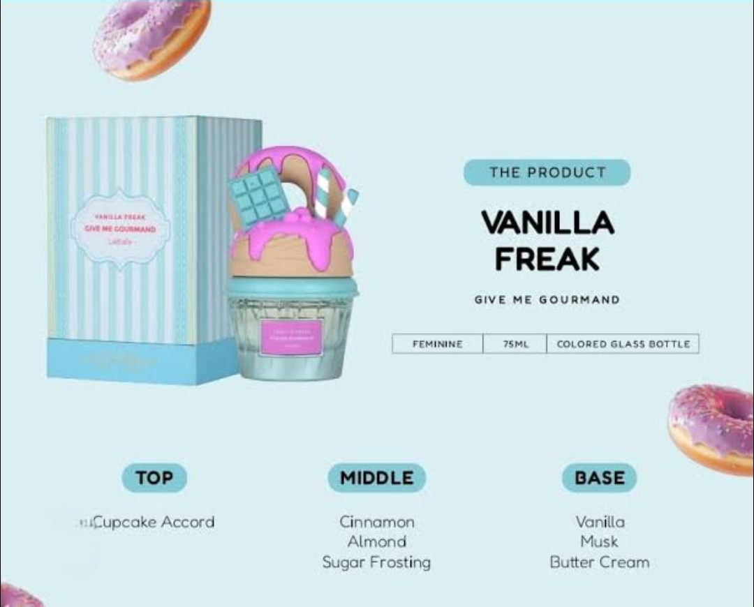 Lattafa Vanilla Freak Eau de Parfum - Give Me Gourmand - 75ml