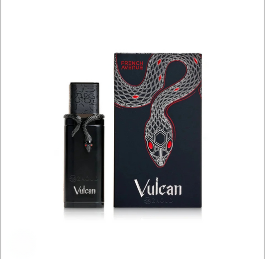 French Avenue Vulcan Black Eau de Parfum - Luxury Unisex Fragrance with Snake Emblem - 100ml