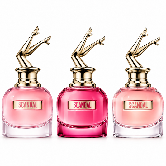 Jean Paul Gaultier Scandal 3-Piece Perfume Gift Set – Luxury Women's Fragrance Collection, 30ml Each