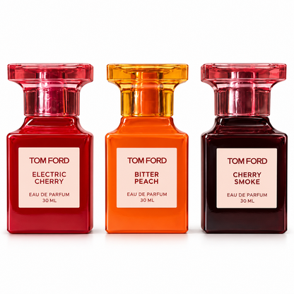 Tom Ford 3-Piece Perfume Gift Set – Electric Cherry, Bitter Peach & Cherry Smoke, 30ml Each