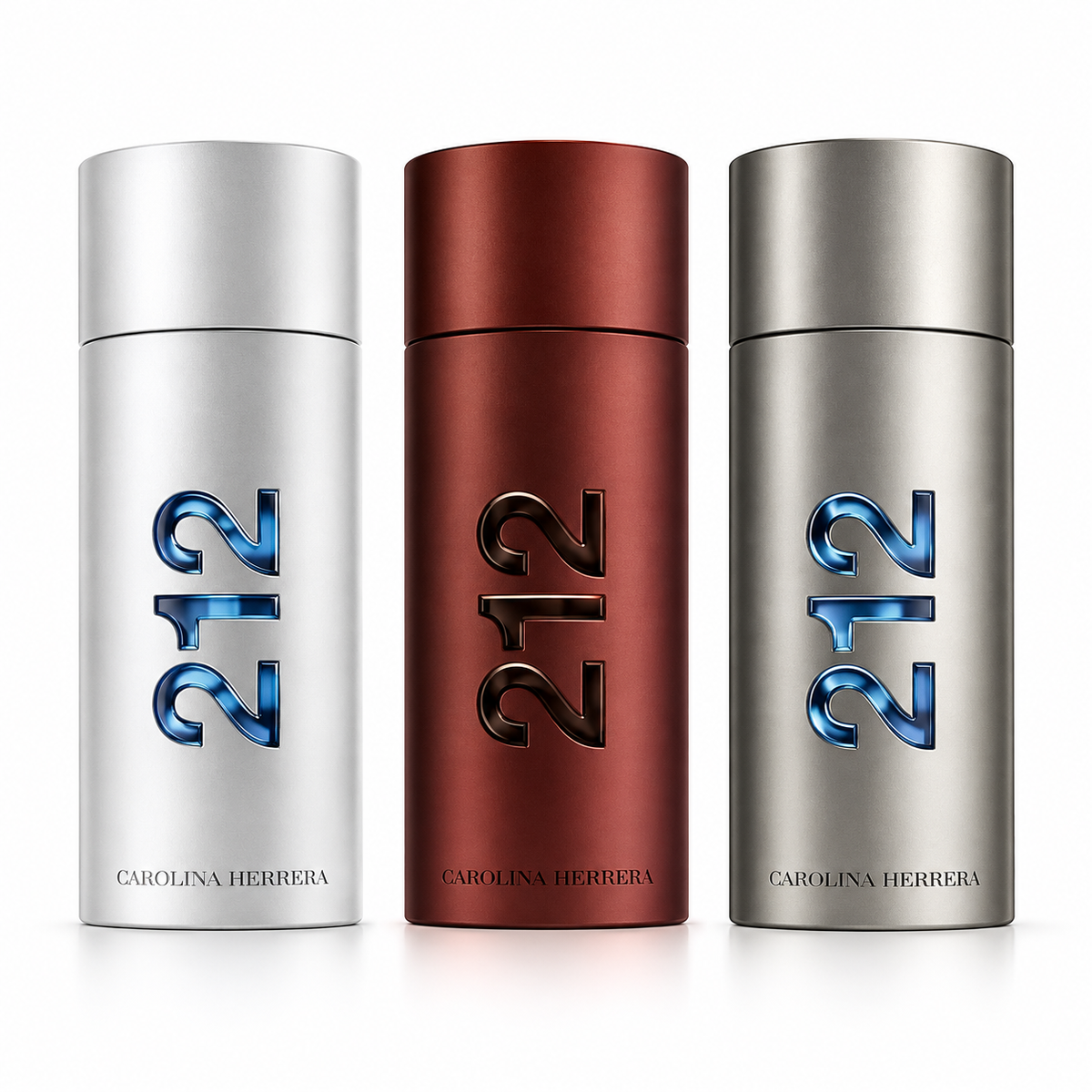 Carolina Herrera 212 Men's Perfume Gift Set – 3-Piece Fragrance Collection, 30ml Each