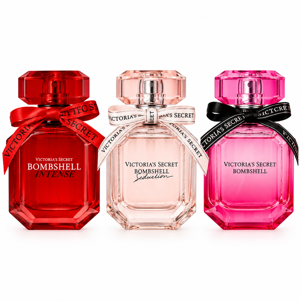 Victoria's Secret Bombshell 3-Piece Perfume Gift Set – Bombshell, Bombshell Seduction & Bombshell Intense, 30ml Each