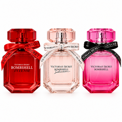Victoria's Secret Bombshell 3-Piece Perfume Gift Set – Bombshell, Bombshell Seduction & Bombshell Intense, 30ml Each
