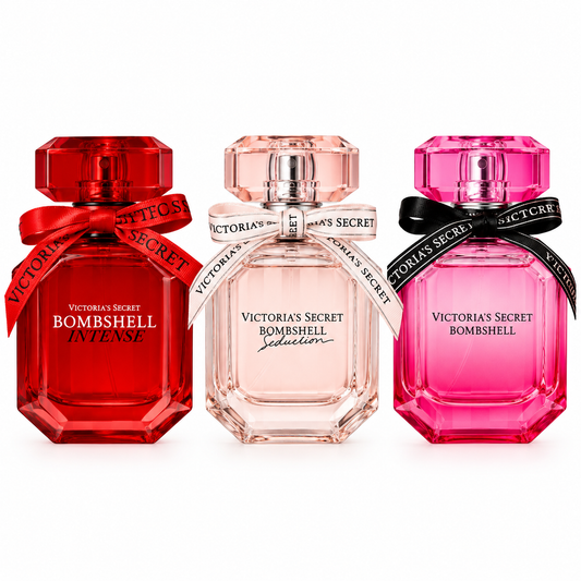 Victoria's Secret Bombshell 3-Piece Perfume Gift Set – Bombshell, Bombshell Seduction & Bombshell Intense, 30ml Each