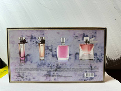 Lancôme 4-Piece Perfume Gift Set – Trésor Midnight Rose, Trésor In Love, Miracle & La Vie Est Belle