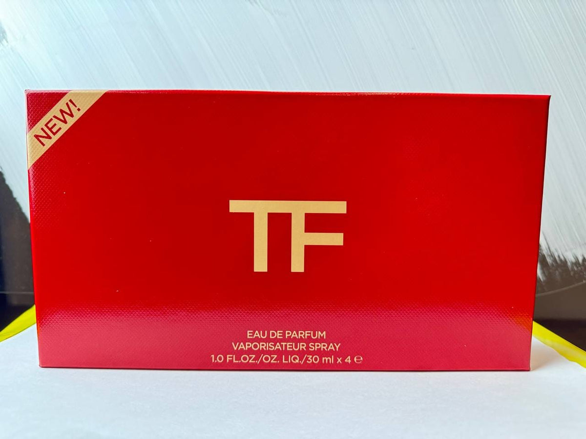 Tom Ford 4-Piece Perfume Gift Set – Lost Cherry, Electric Cherry, Cherry Smoke & Tobacco Vanille, 30ml Each