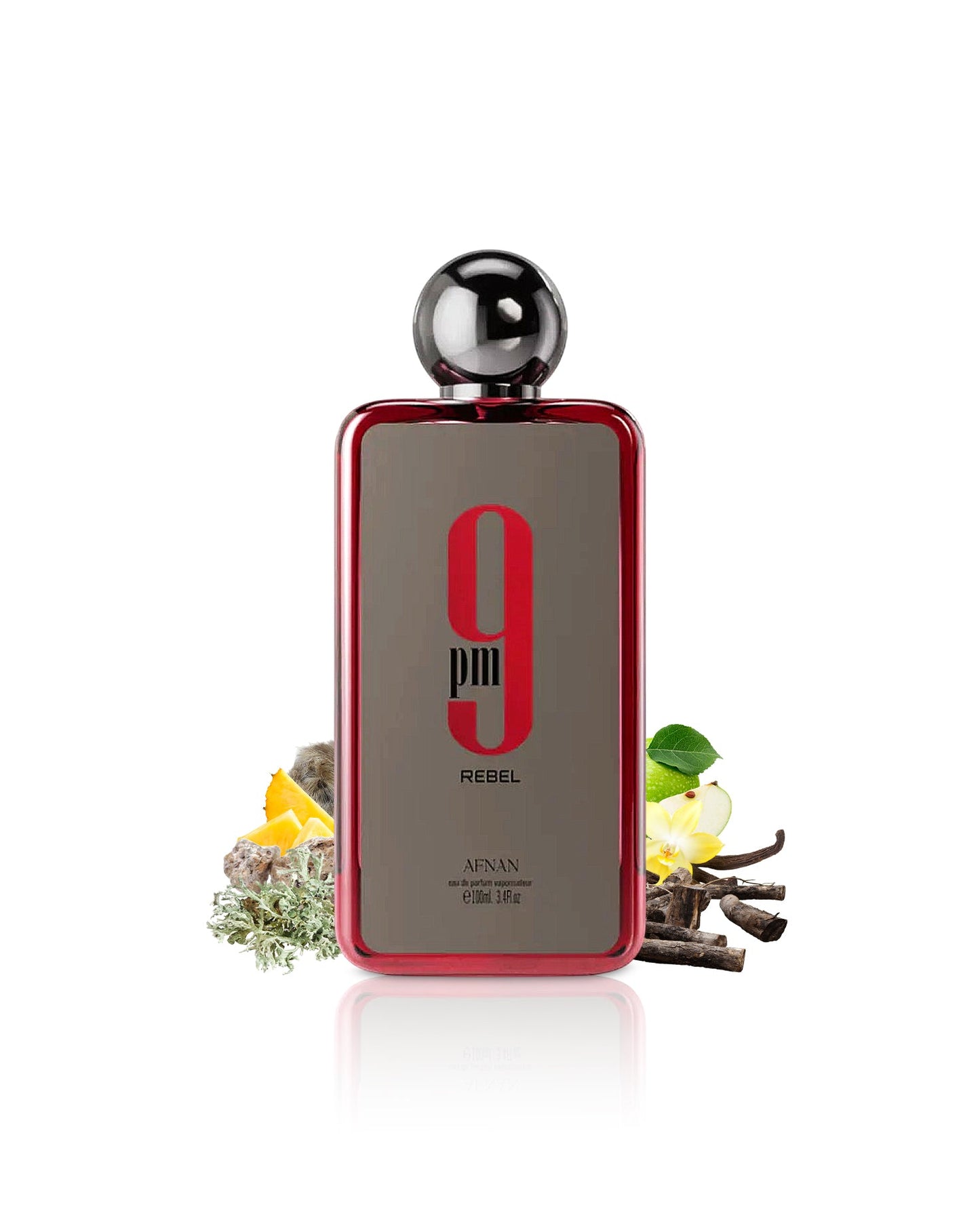 Afnan 9 PM Rebel Eau de Parfum - Intense Luxury Fragrance - 100ml
