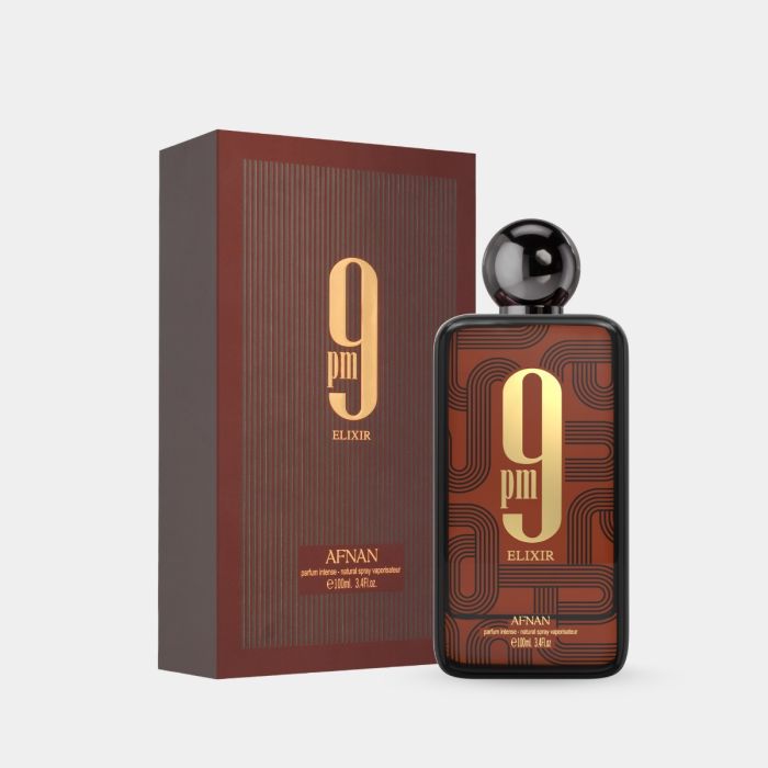 Afnan 9 PM Elixir Parfum Intense - Luxury Unisex Fragrance - 100ml