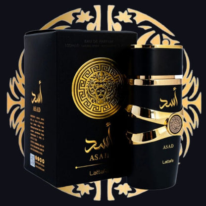Lattafa Asad - Eau de Parfum Black & Gold Edition for Men - 100ml