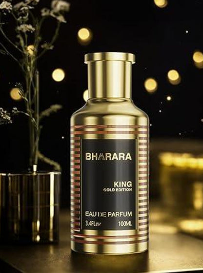 Bharara King Gold Edition Eau de Parfum - Intense Men's Fragrance - 100ml