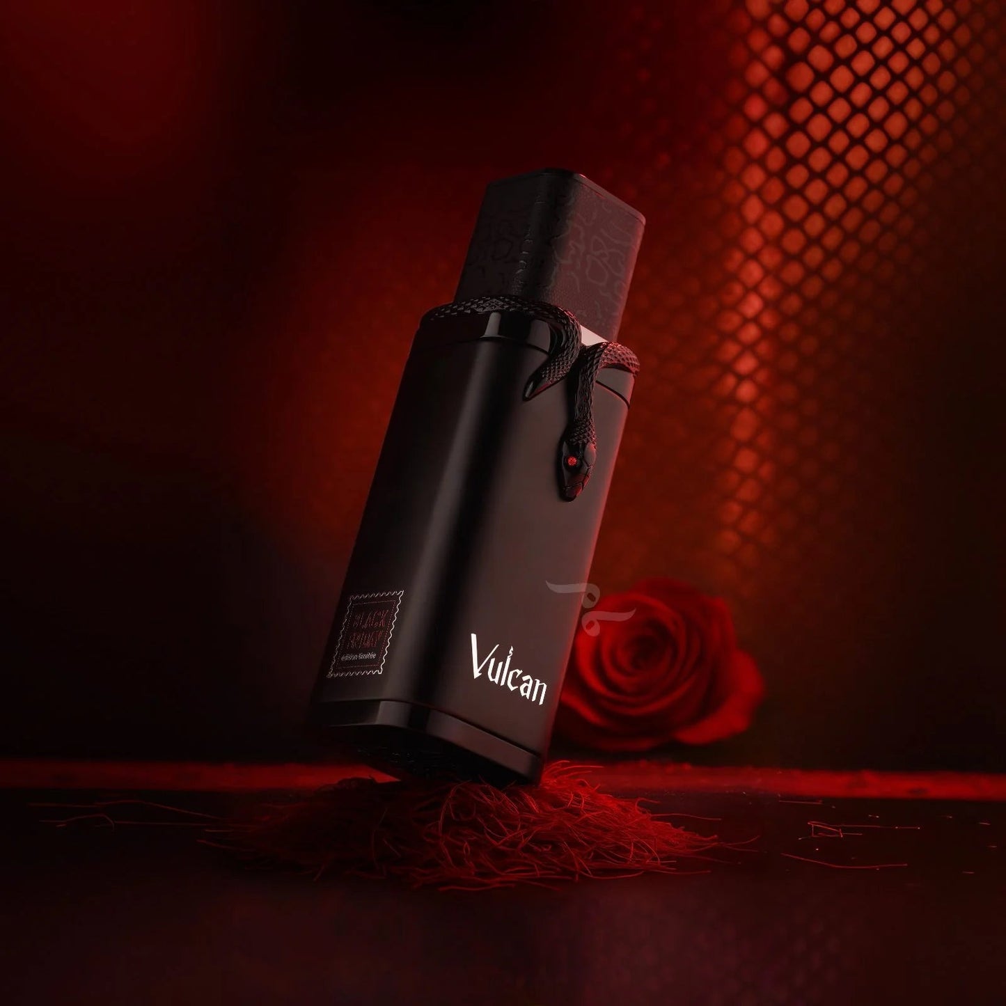 French Avenue Vulcan Black Eau de Parfum - Luxury Unisex Fragrance with Snake Emblem - 100ml