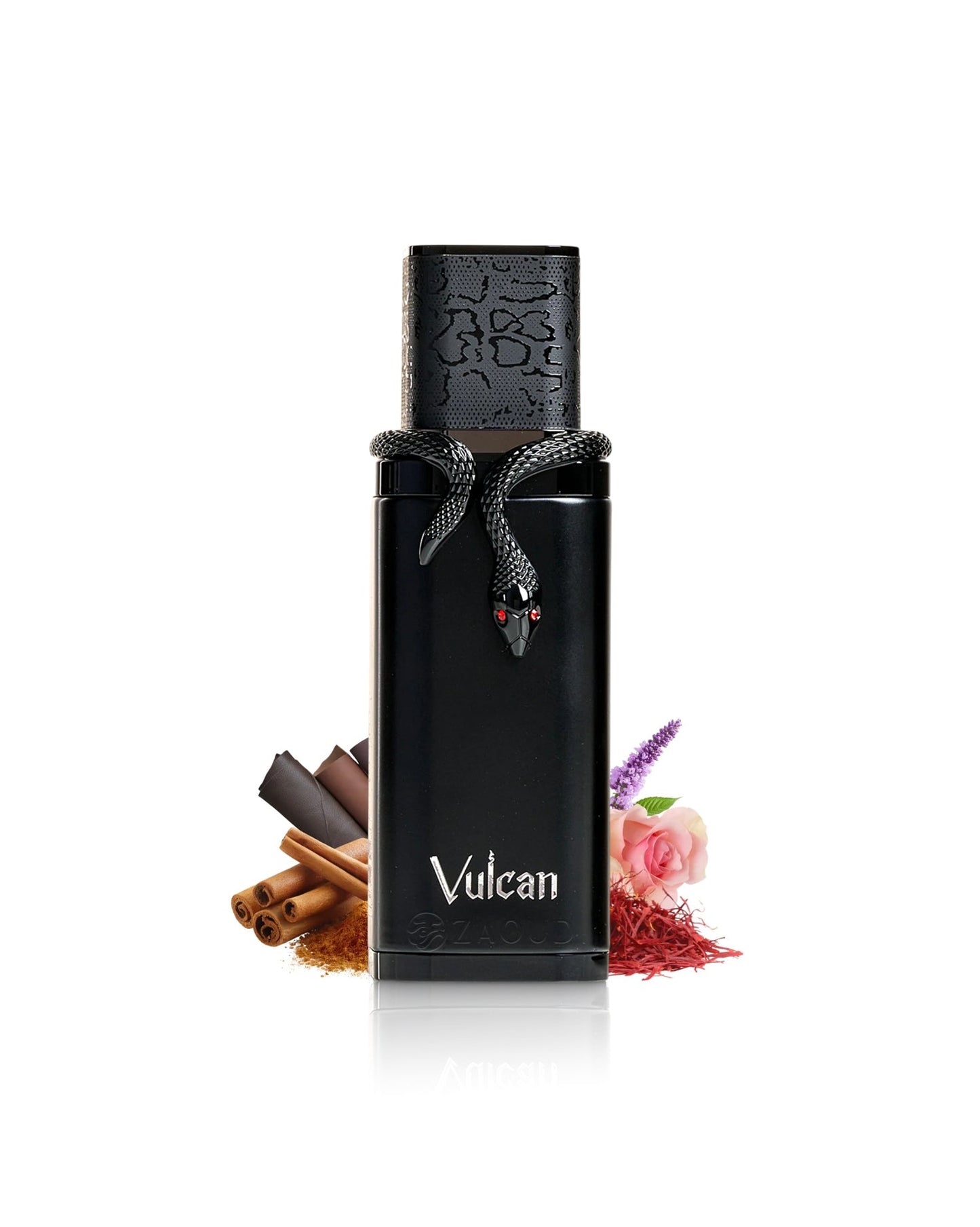 French Avenue Vulcan Black Eau de Parfum - Luxury Unisex Fragrance with Snake Emblem - 100ml